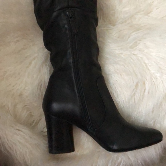 TAHARI Black Soft Nappa Leather Boots - Picture 7 of 15